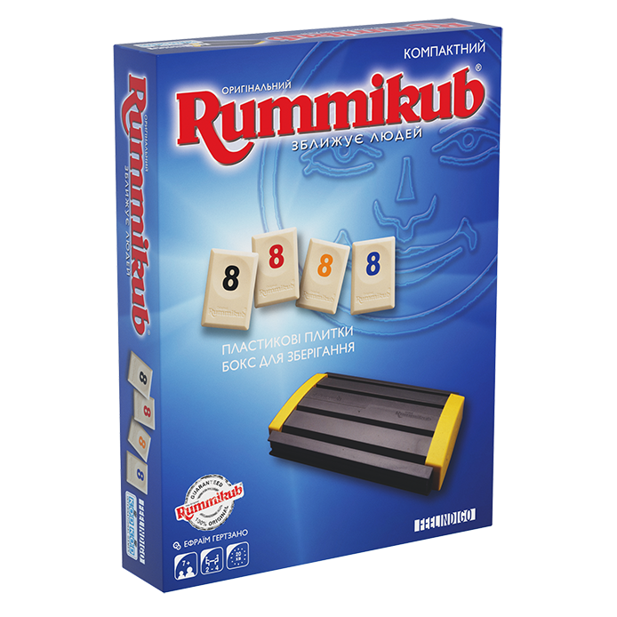 

Настольная игра Руммикуб Компакт (Rummikub NGT Travel) (укр.)