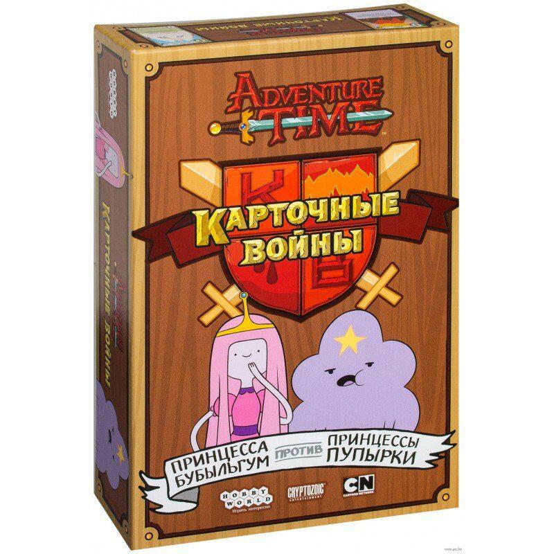 

Настольная игра Время приключений: Карточные войны. Принцесса Бубыльгум против Принцессы Пупырки