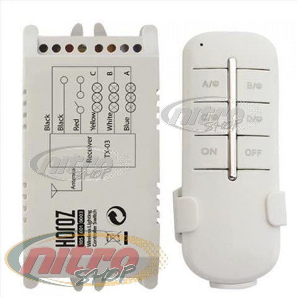 

Пульт дистанционного управления освещением Horoz Electric CONTROLLER-3 220В макс 1000Вт 3 канала (105-001-0003)