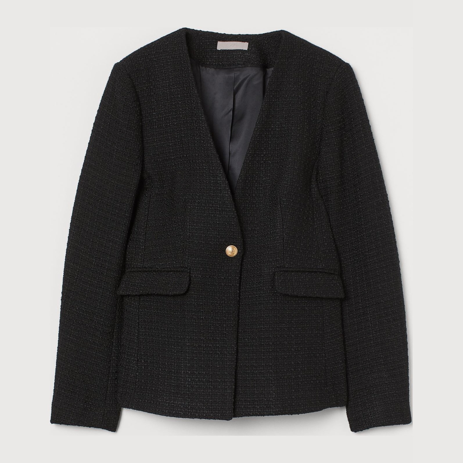 Пиджак H&M 0896368 40 Черный (7000000000729) – характеристики | ROZETKA