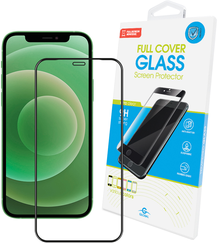 

Защитное стекло Global Full Glue для Apple iPhone 12 mini Black