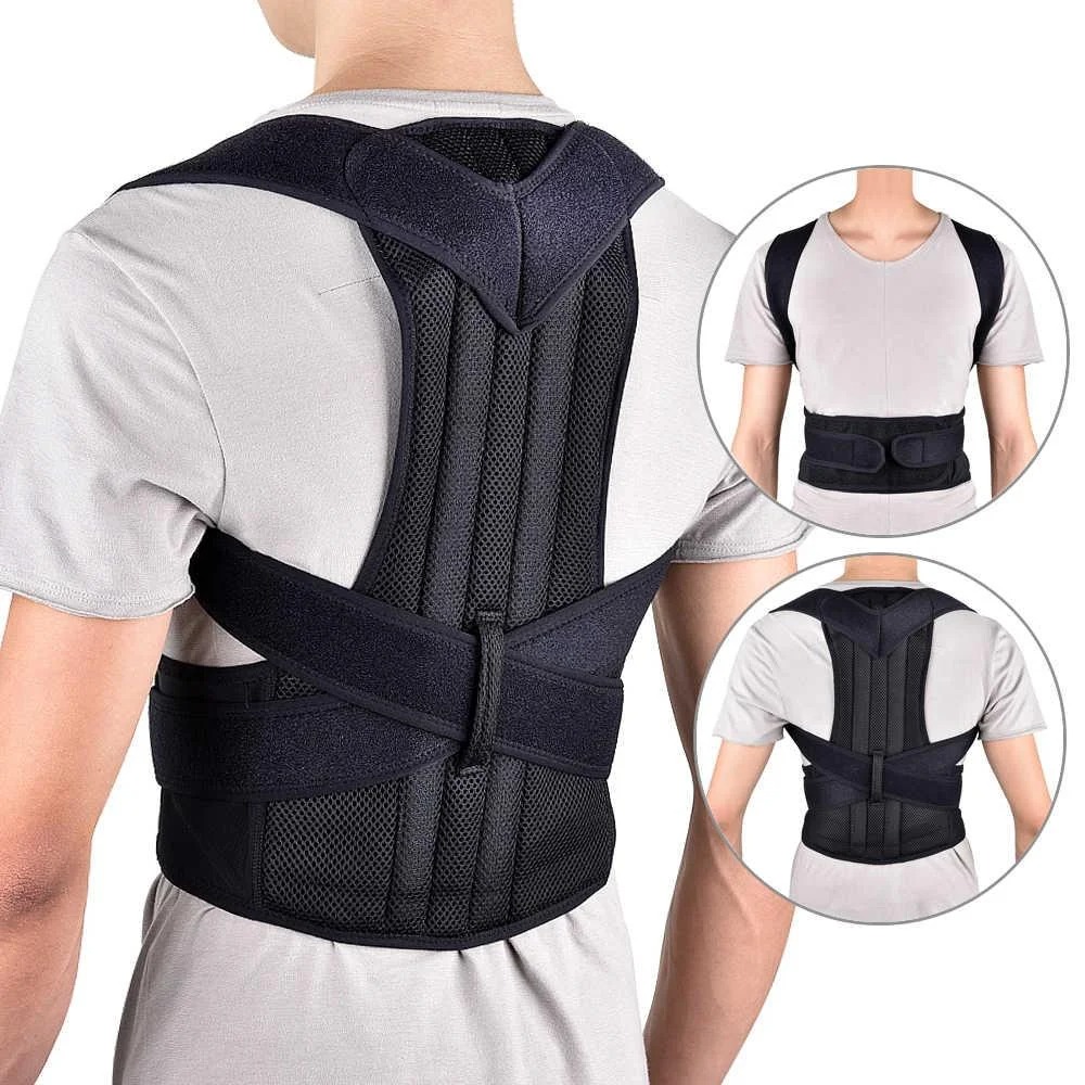 

Грудопоясничный корректор осанки МСH Back Support Belt Черный