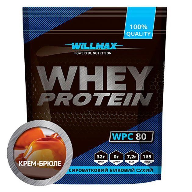 

Протеин Willmax Whey Protein 80 920 г Крем брюле