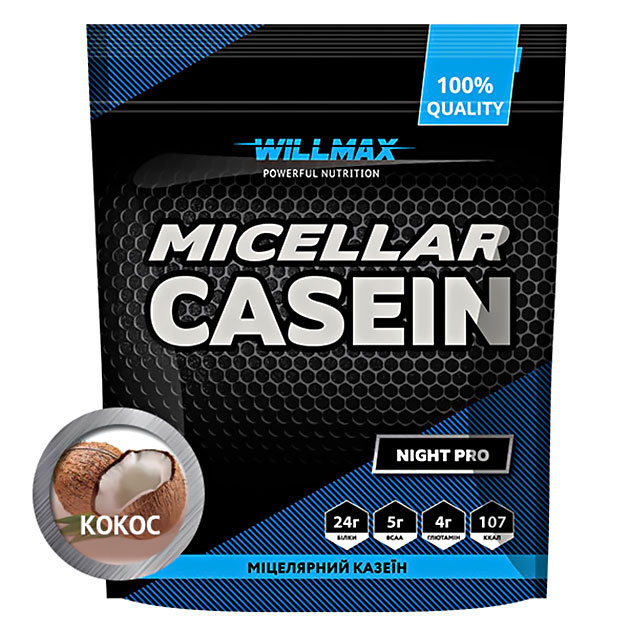 

Протеин Willmax Micellar Casein 900 г Кокос