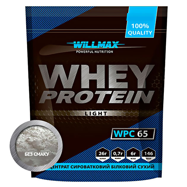 

Протеин Willmax Whey Protein 65 Light 1000 г Натуральный