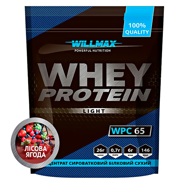 

Протеин Willmax Whey Protein 65 Light 1000 г Лесные ягоды