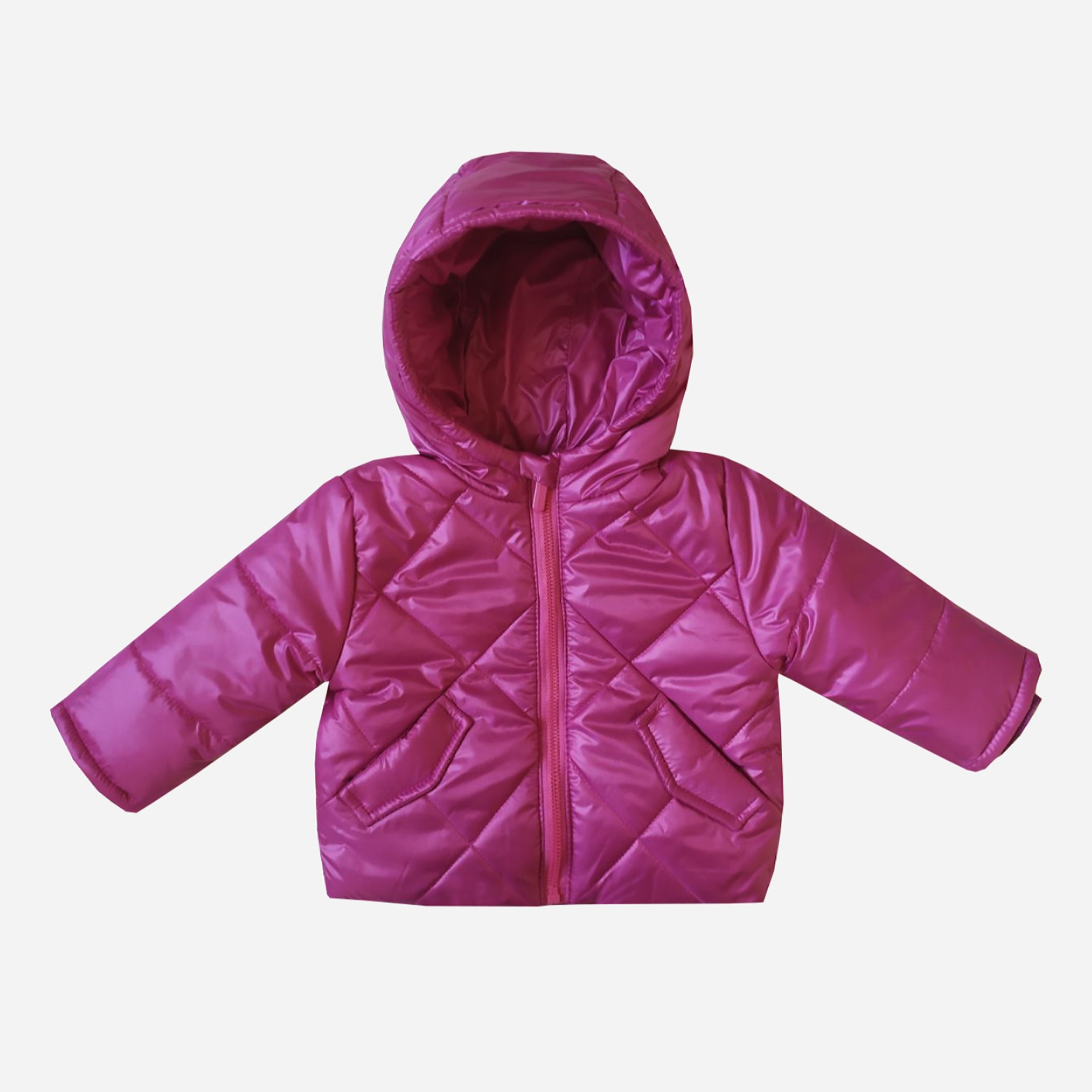Акція на Дитяча демісезонна куртка для дівчинки Одягайко 22839 74 см Рожева від Rozetka