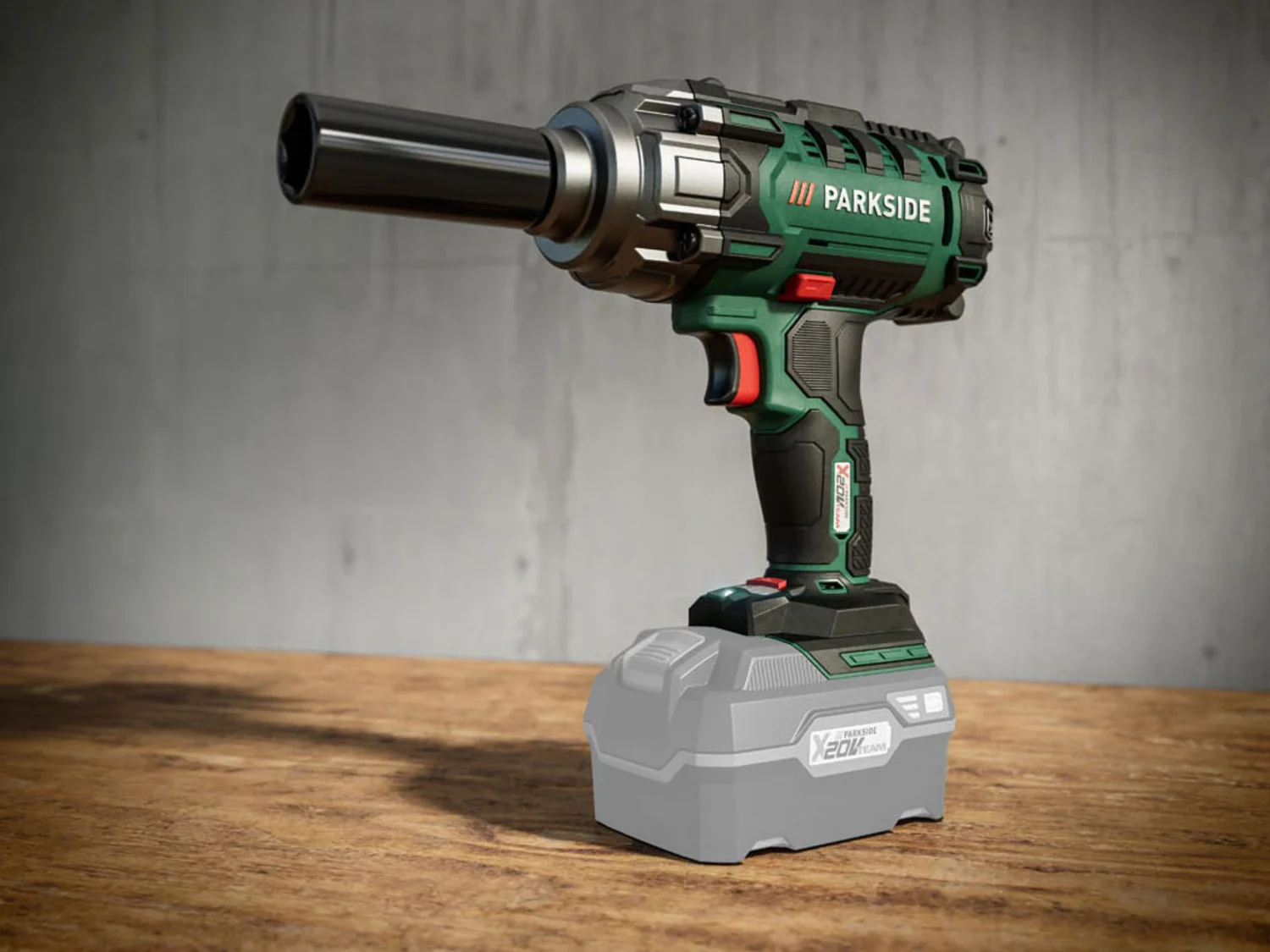 Аккумуляторный автомобильный ударный гайковерт Parkside "PASSK 20-Li B2 ...