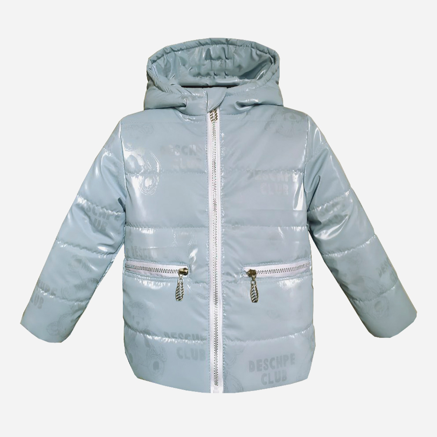Акція на Дитяча демісезонна куртка для дівчинки Одягайко 22823 116 см Блакитна від Rozetka