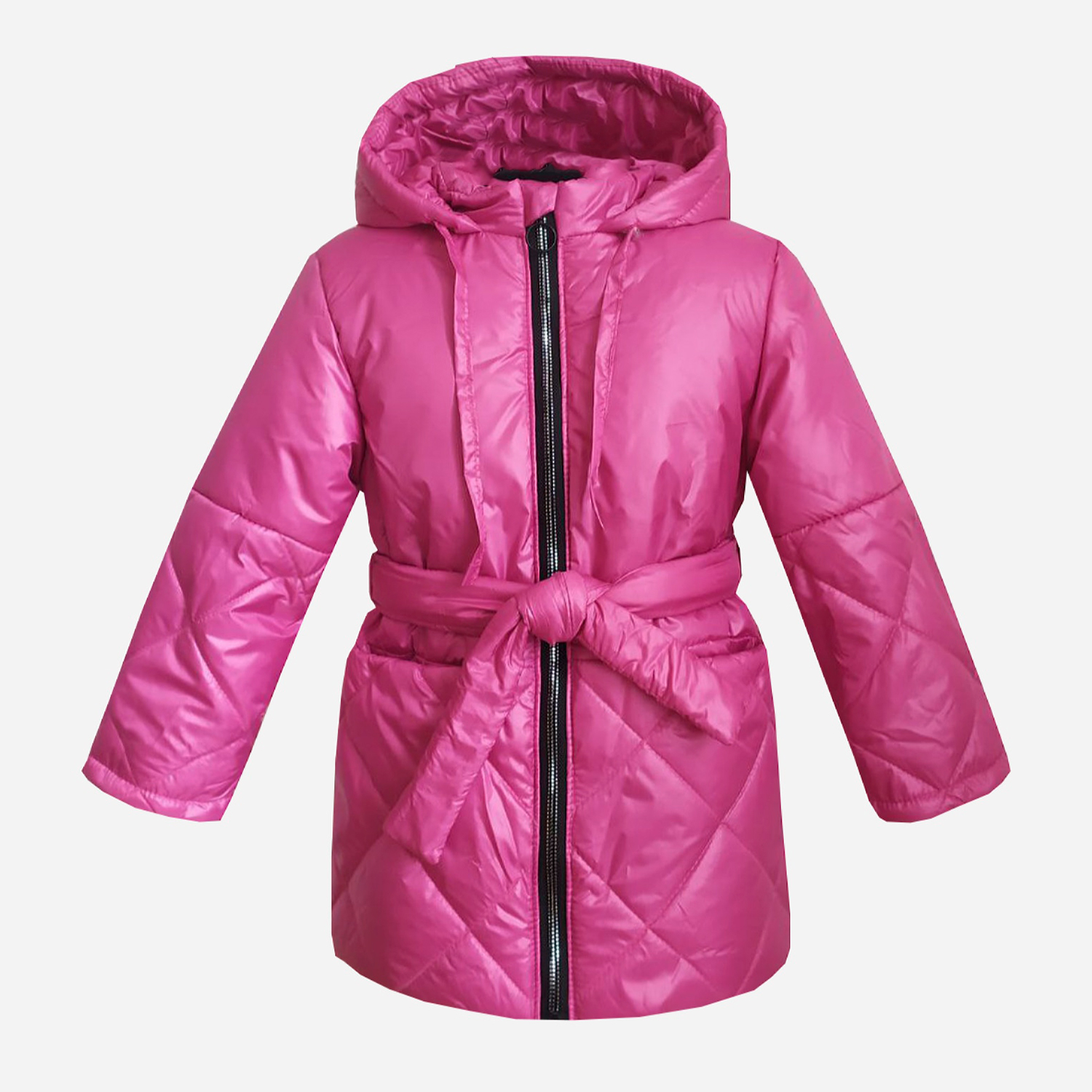 Акція на Дитяча демісезонна куртка для дівчинки Одягайко 22861 104 см Рожева від Rozetka