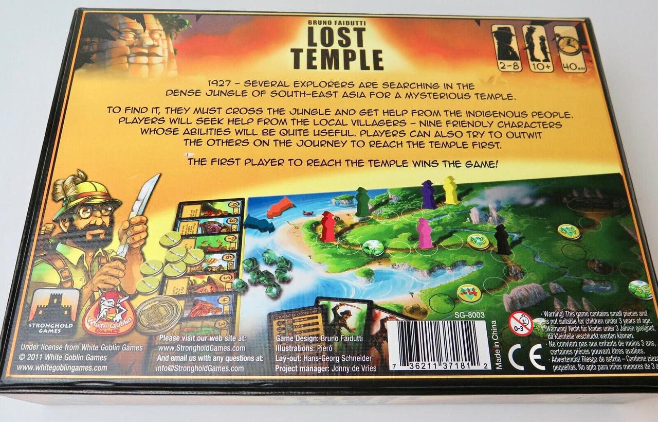 Настольная игра White Goblin Games Lost Temple (WGG1107) (8718026300449) –  фото, отзывы, характеристики в интернет-магазине ROZETKA от продавца: Хобби  | Купить в Украине: Киеве, Харькове, Днепре, Одессе, Запорожье, Львове