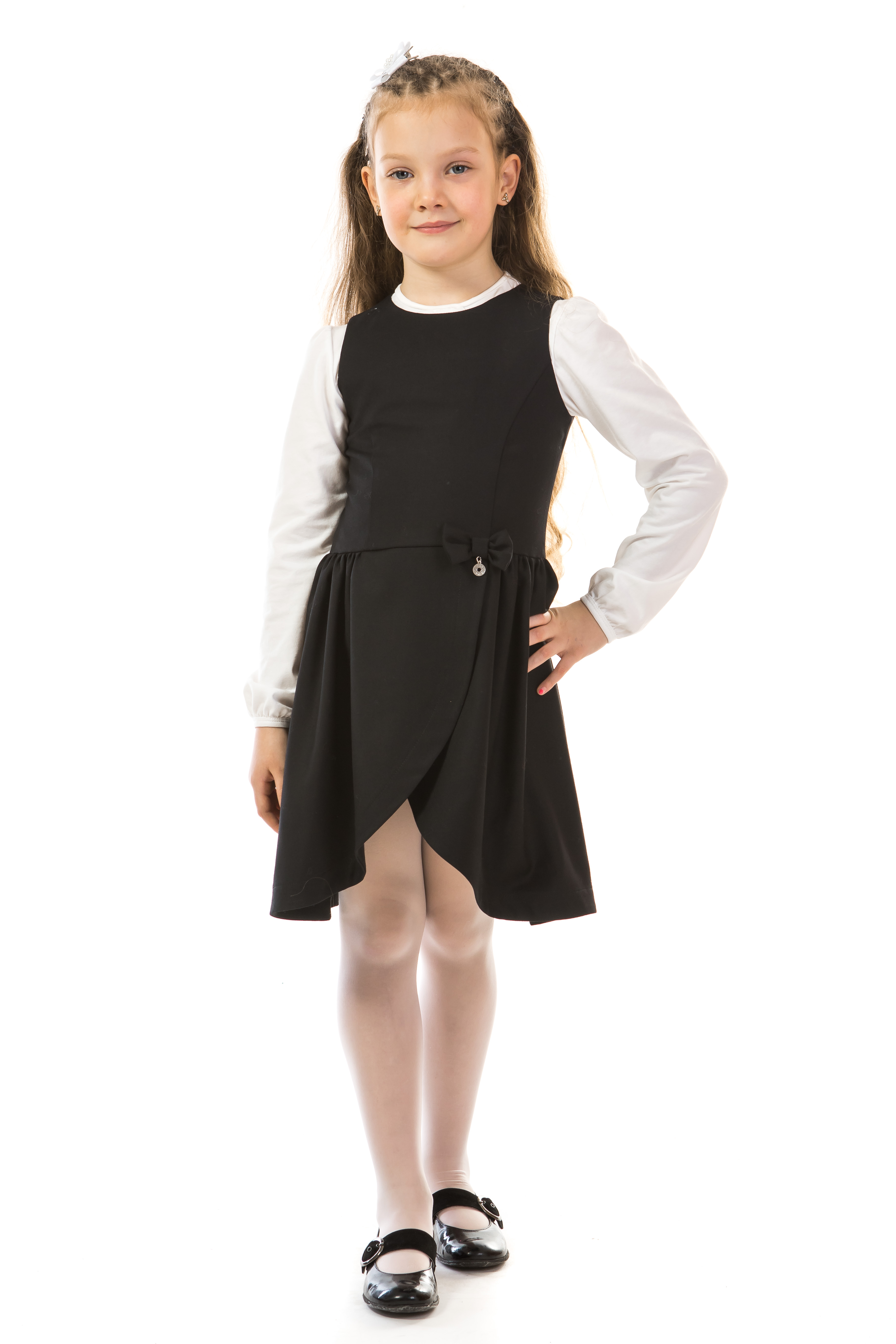 

Сарафан KidsCouture Полівіскоза 146 см Чорний