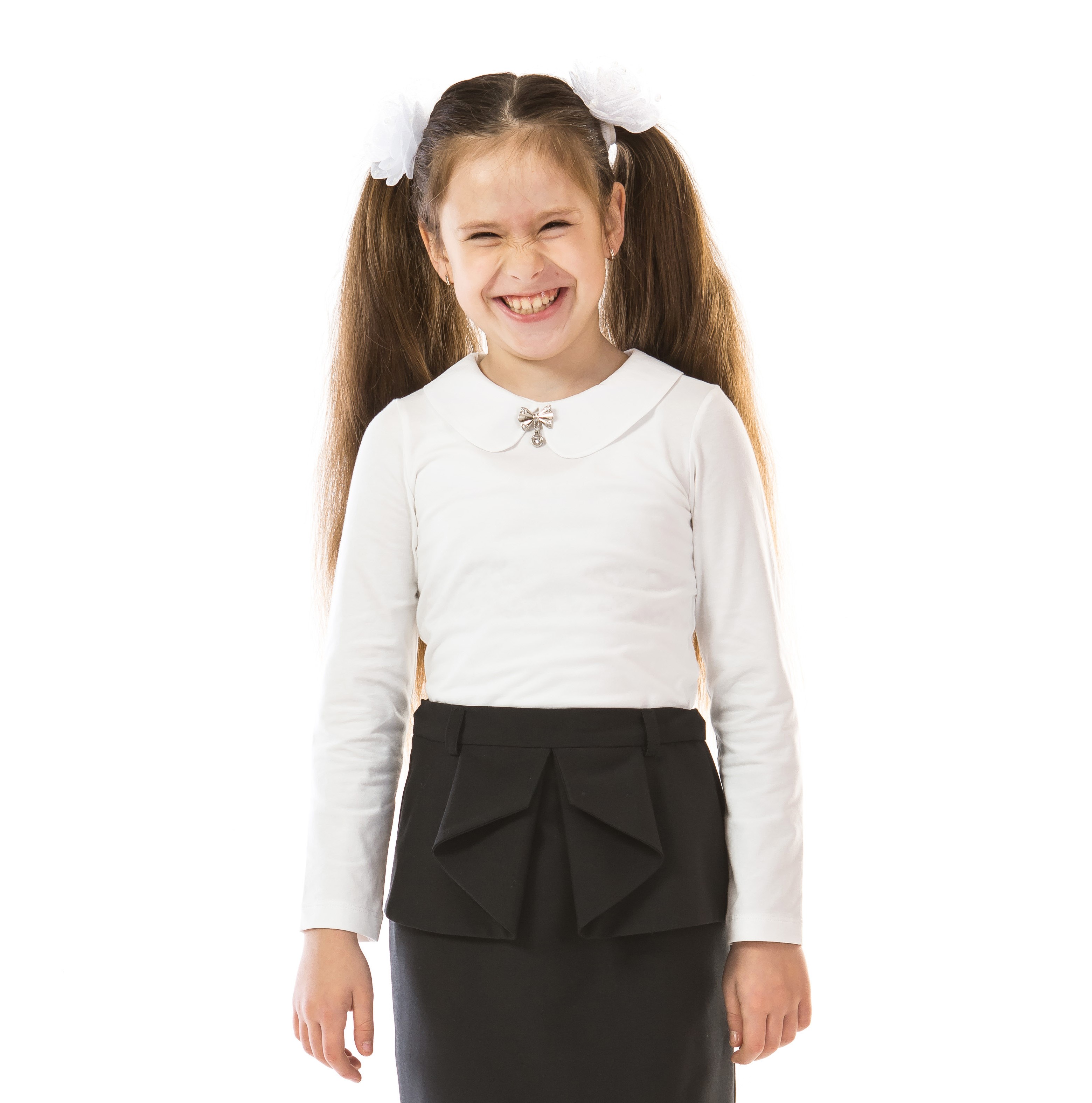 

Блуза KidsCouture Інтерлок 134 см Білий