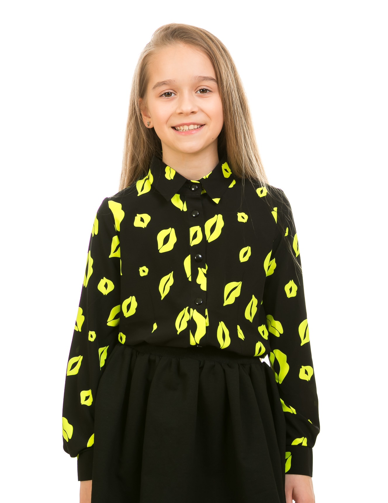 

Блуза KidsCouture Шифон 140 см Чорний