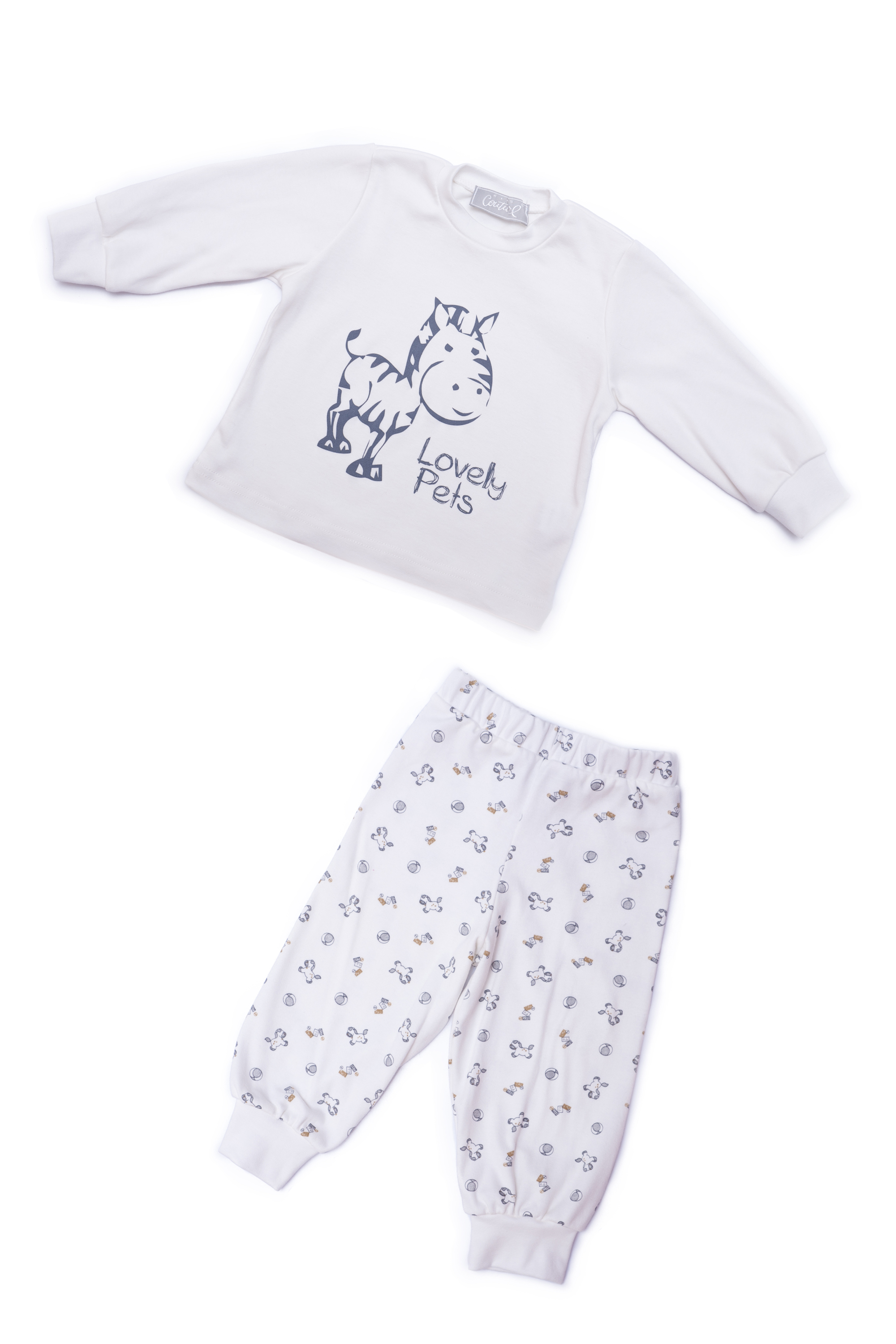 

Піжама KidsCouture Інтерлок 80 см Молочний