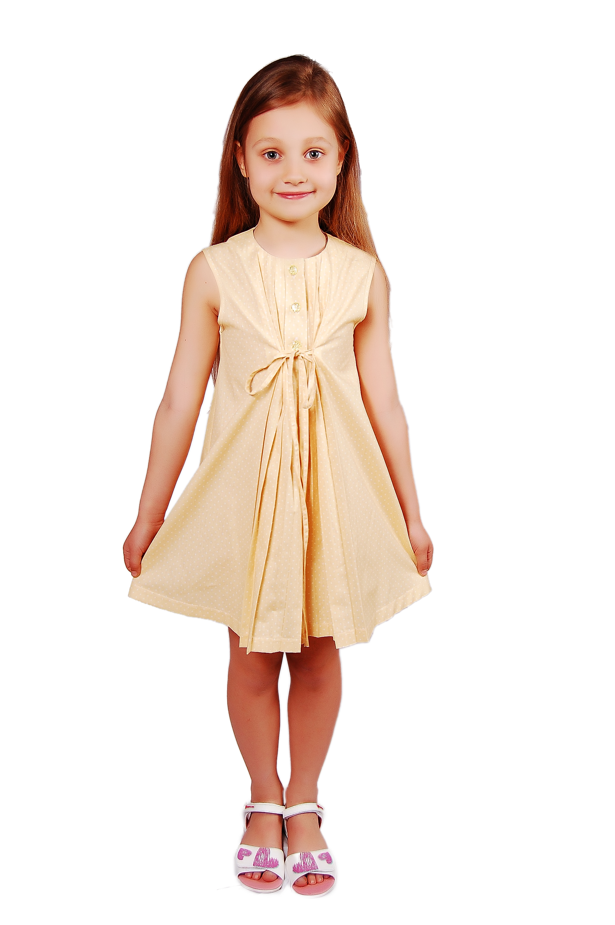 

Сукня KidsCouture Рубашечний текстиль 140 см Жовтий