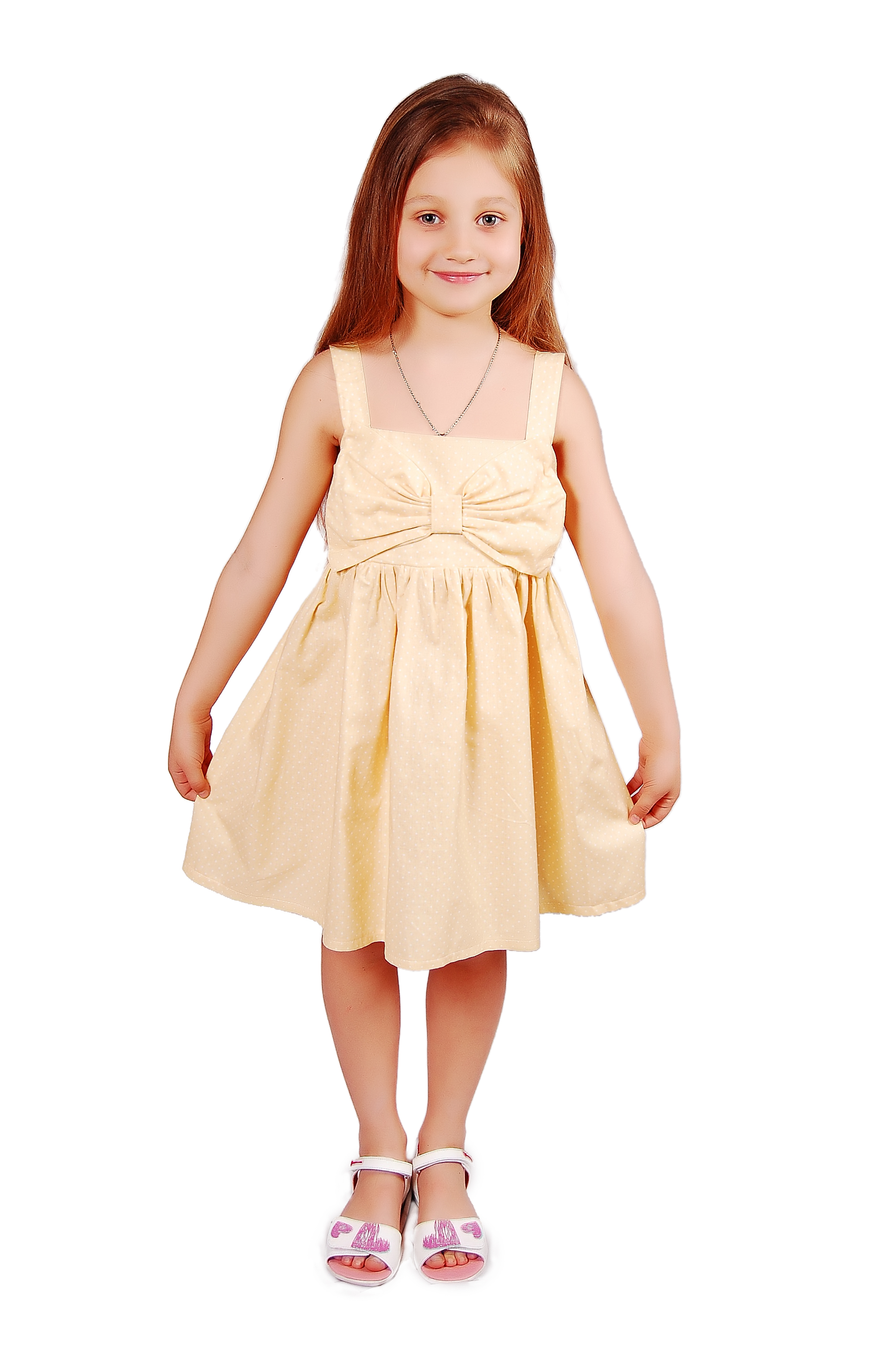 

Сарафан KidsCouture Рубашечний текстиль 116 см Жовтий