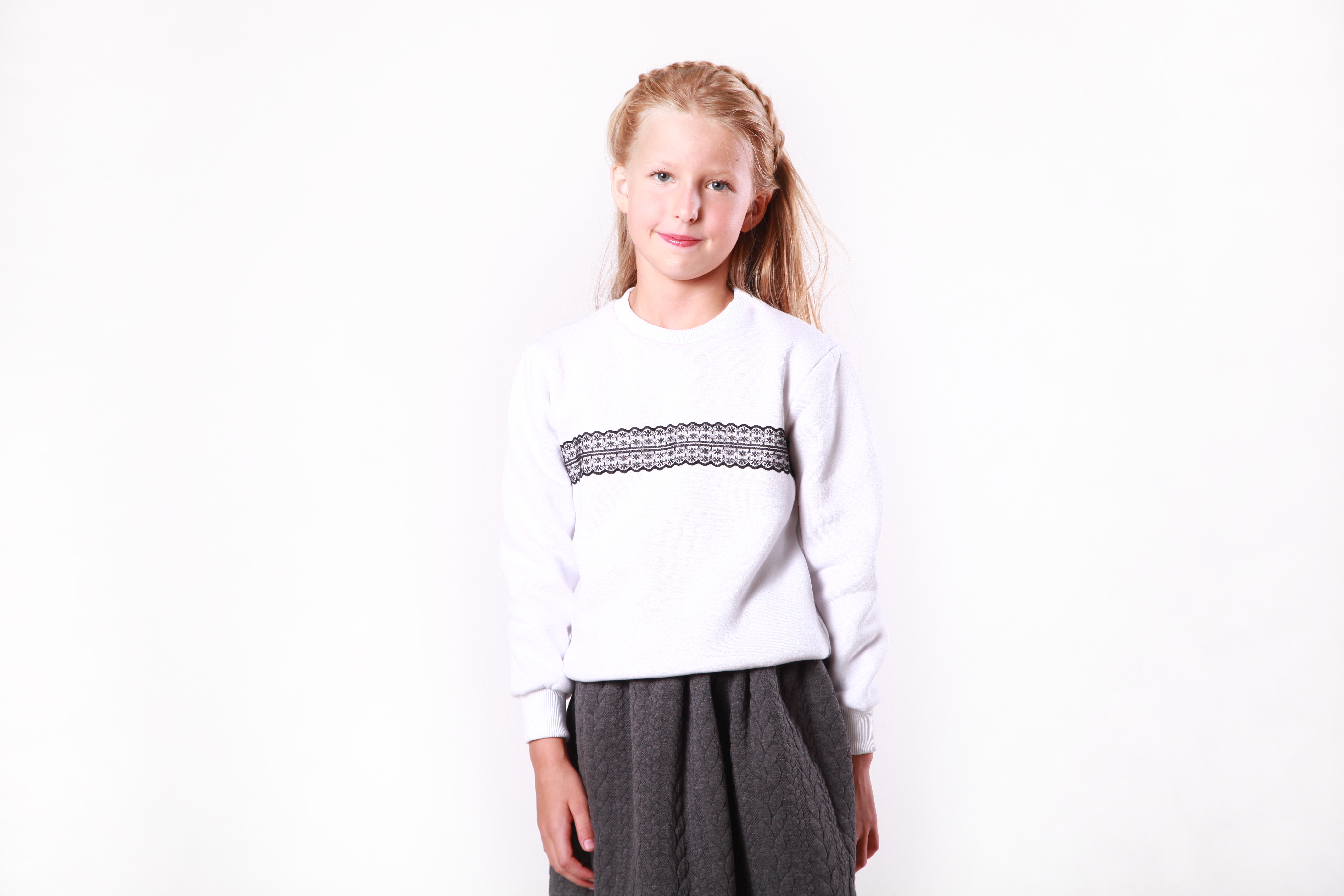 

Світшот KidsCouture Футер з начісом 110 см Білий