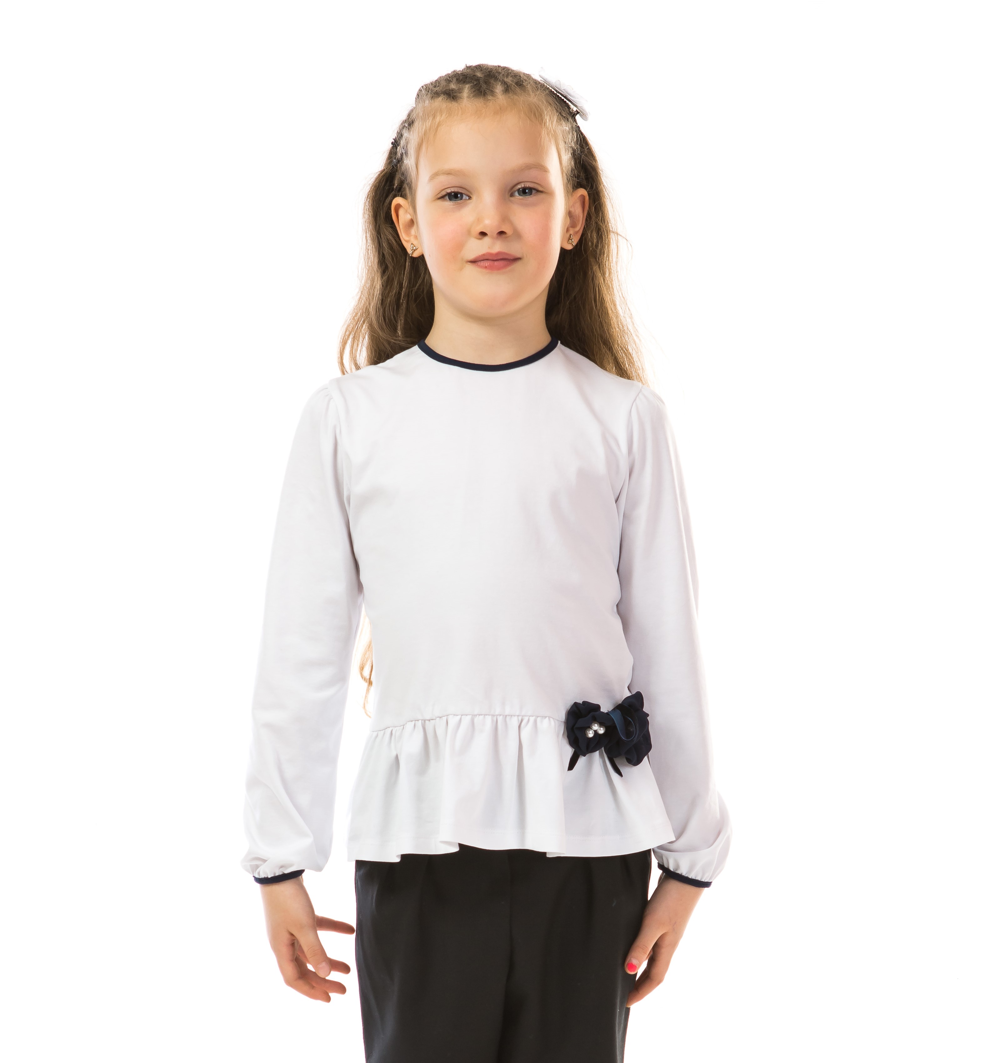 

Блуза KidsCouture Інтерлок 134 см Білий