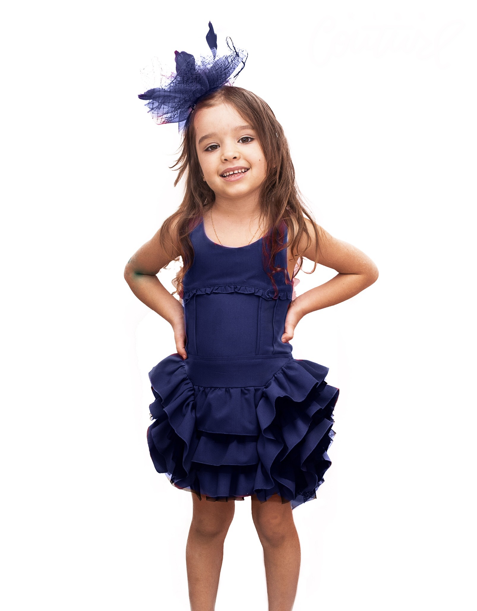 

Сарафан KidsCouture Полівіскоза 110 см Синій