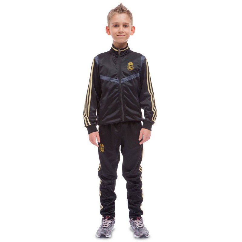 

Детский спортивный костюм для футбола FB-Sport REAL MADRID LD-6126K-RM черный размер XL рост 30 (140-145 см)