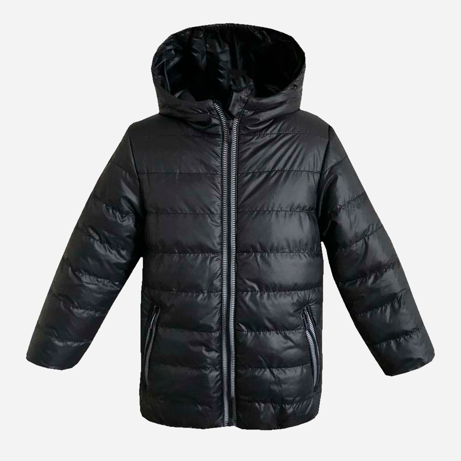 Акція на Дитяча демісезонна куртка для хлопчика Одягайко 22742 128 см Чорна від Rozetka