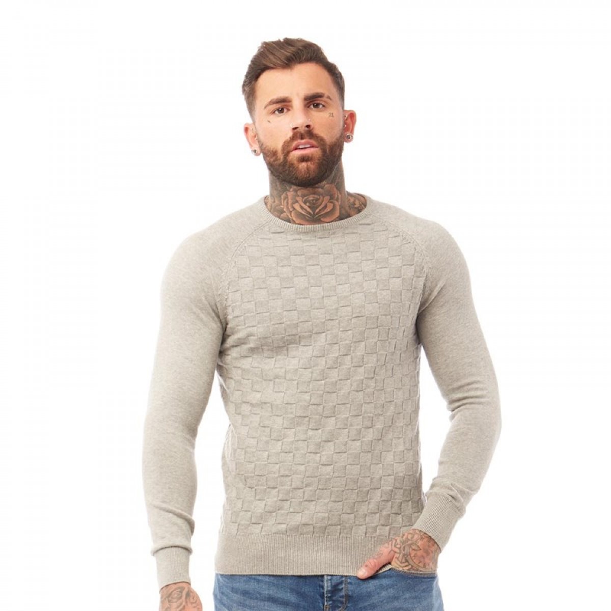 

Джемпер 883 Police Lohas Neck Grey Light Grey, XXL (52)