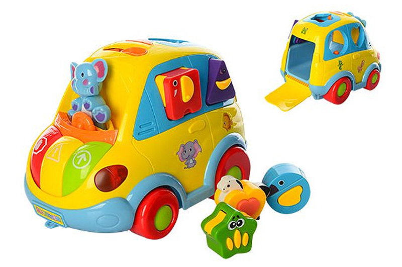 

Развивающая игрушка-машинка сортер Автошка Limo Toy 9198