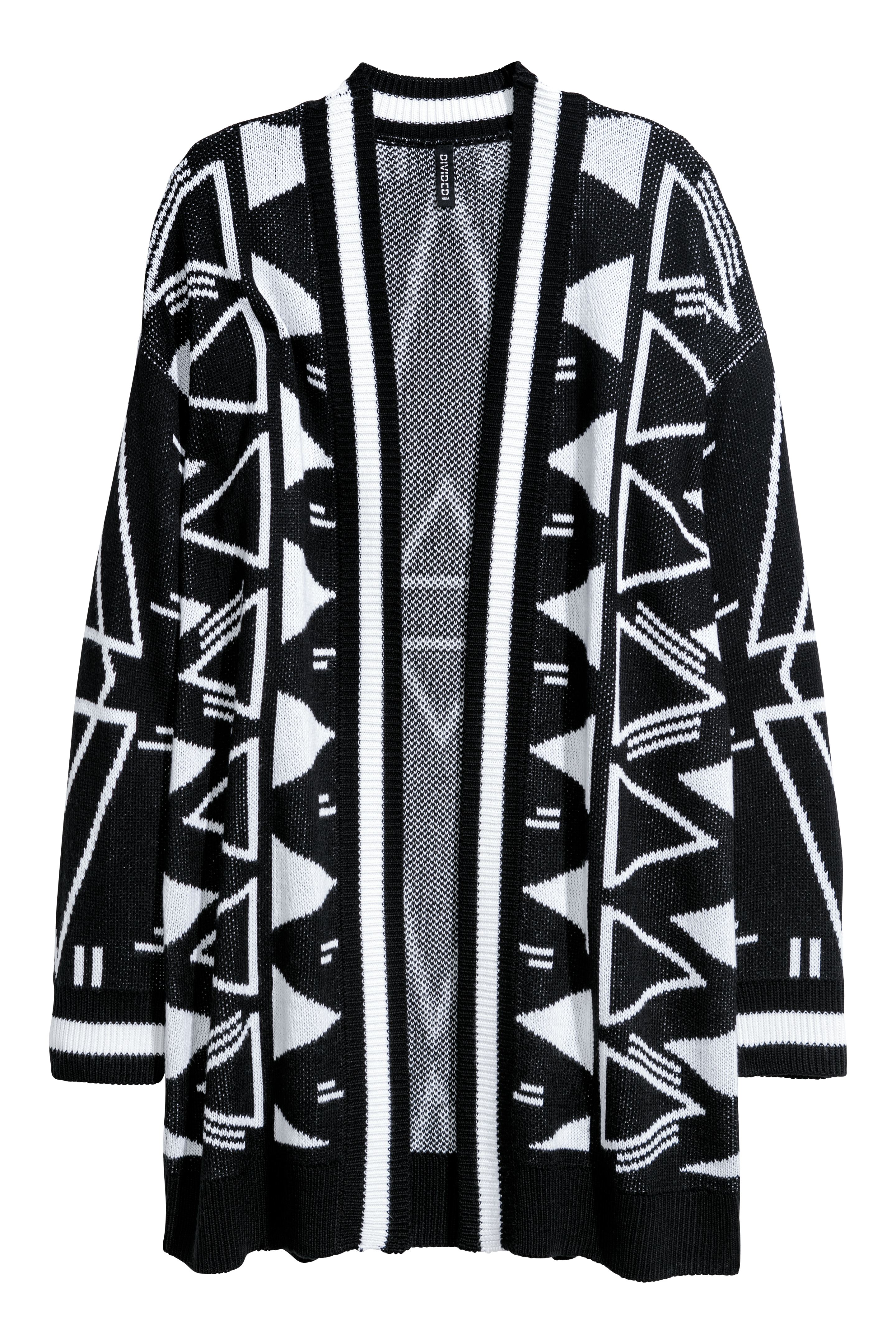 

Кардиган H&M 060574063 М Черный с белым
