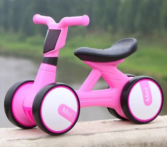 

Беговел 2-в-1 детский PROFI KIDS M 4086-8 Розовый