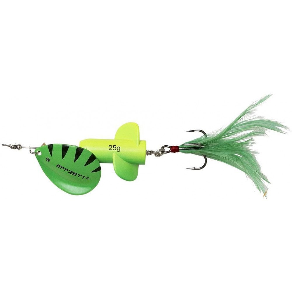 

Блесна DAM Effzett Rattlin Spinner 110mm 18g Fluo yellow/green (60210)