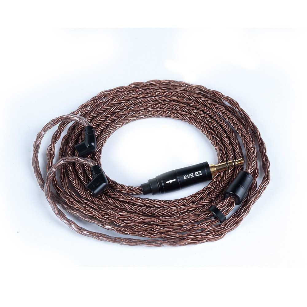 Кабель сменный для наушников KBEAR 16-ти жильный медный 3,5мм-2pin QDC ...