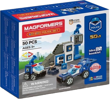 

Магнитный конструктор Magformers Полиция 50 деталей (717002) (730658170021)