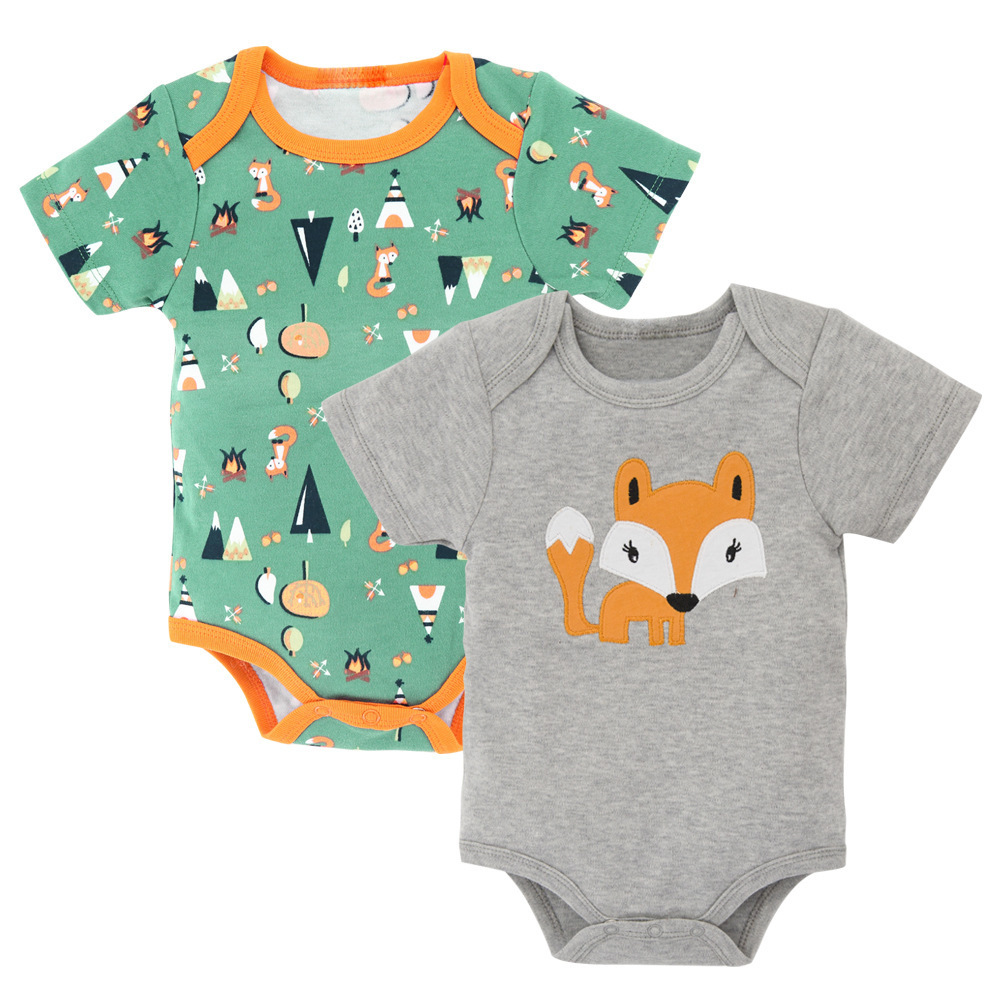 

Боди детский Лисичка в лесу (2шт.) Berni Kids (74 / 9-12 мес) Серый (52038)
