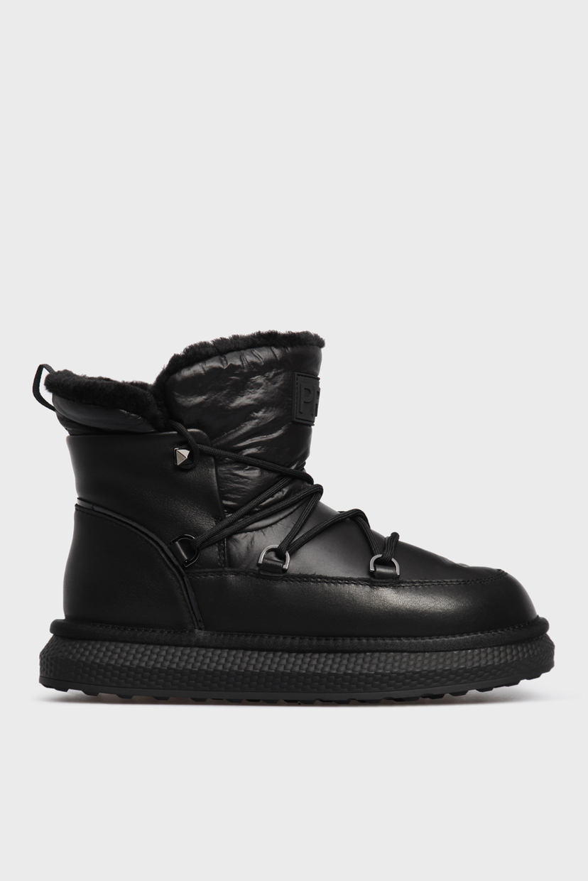

Женские черные кожаные угги PRPY 40 PRFAS0109W