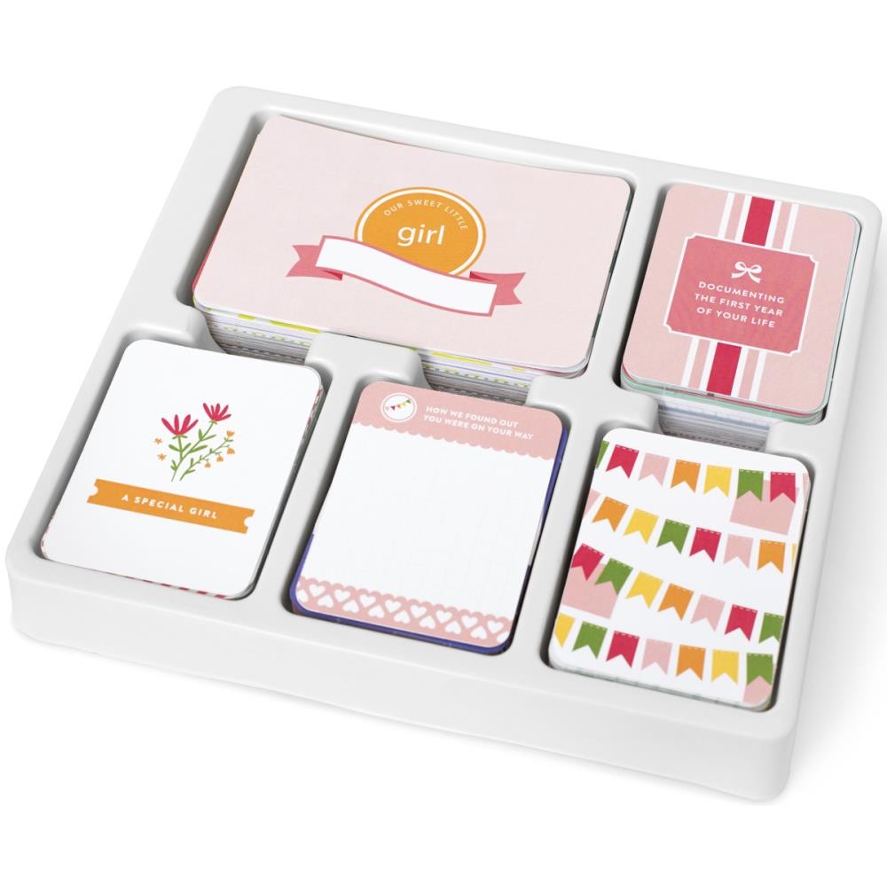 

Набор карточек Project Life Core Kit Baby Girl