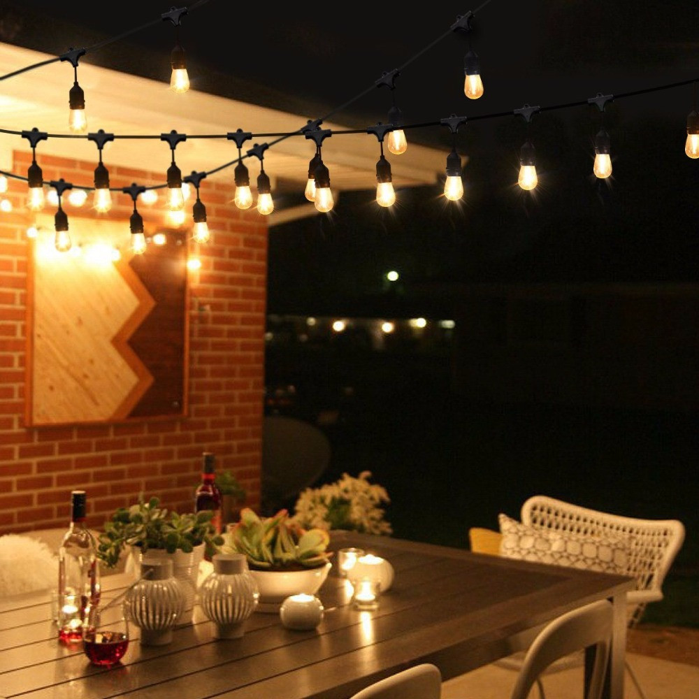 

Гирлянда уличная с ретро лампами LED Edison 10шт, 10м, 220V Warm white