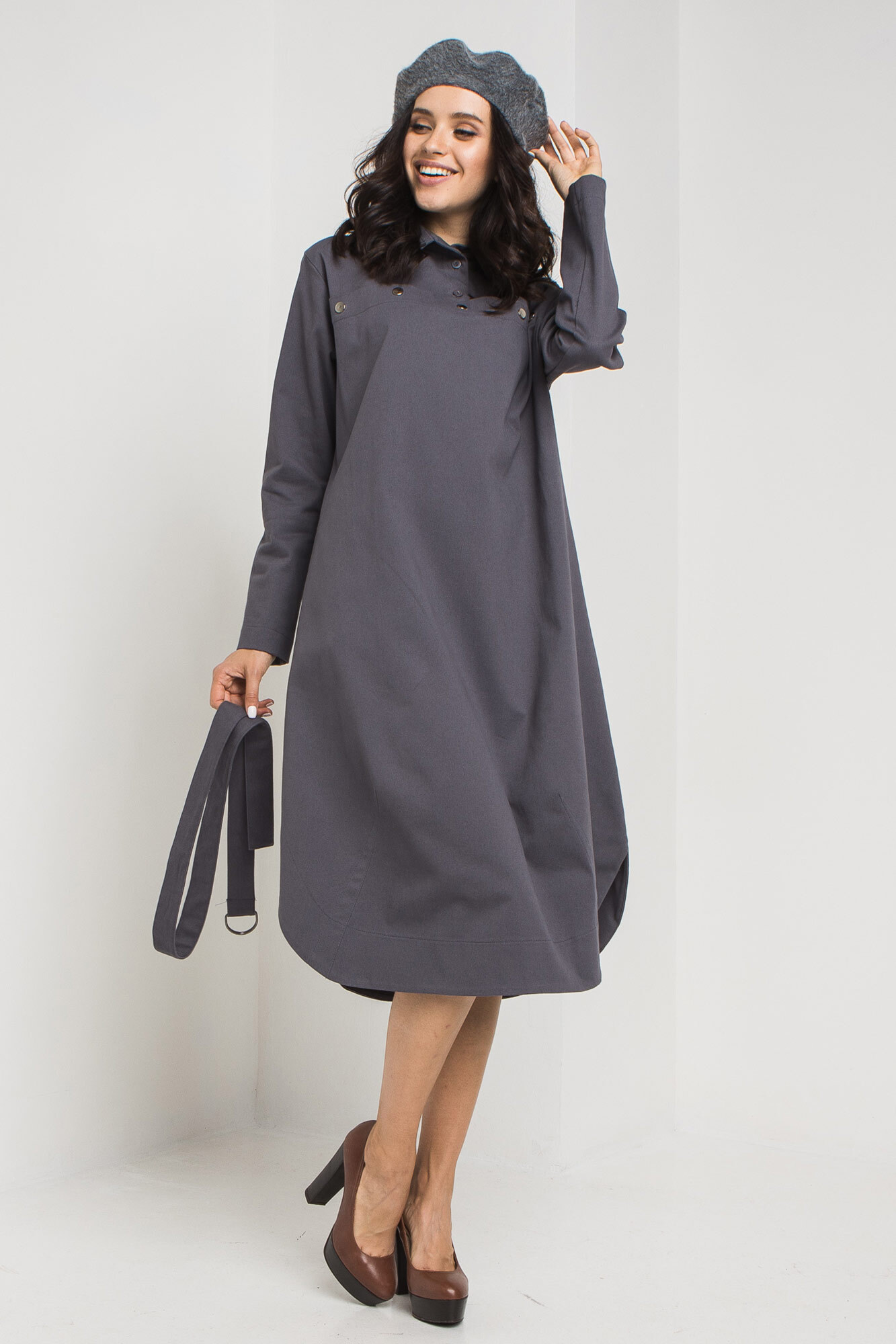 

Платье Garne YASMIN L;XL Серый