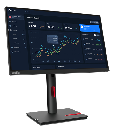 фото Монітор Lenovo ThinkVision T22i-30 (63B0MAT6EU)