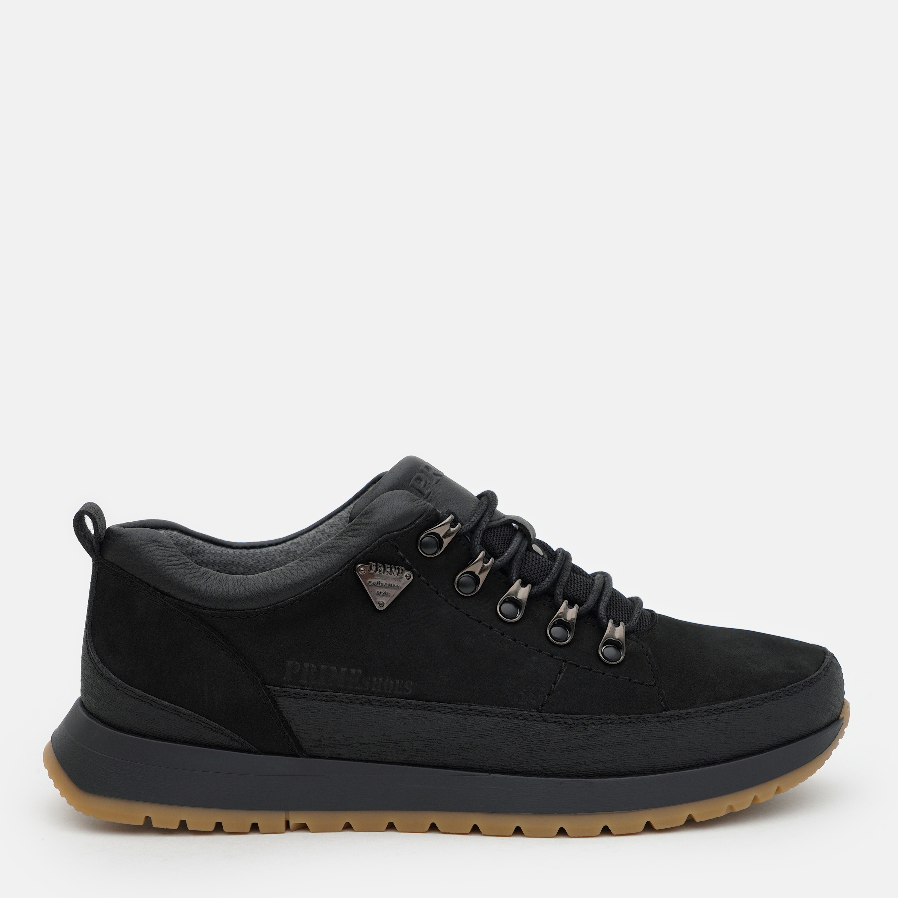 Акція на Чоловічі кросівки з Gore-Tex Prime Shoes 766 Black Nubuck 16-766-7130 44 29 см Чорні від Rozetka