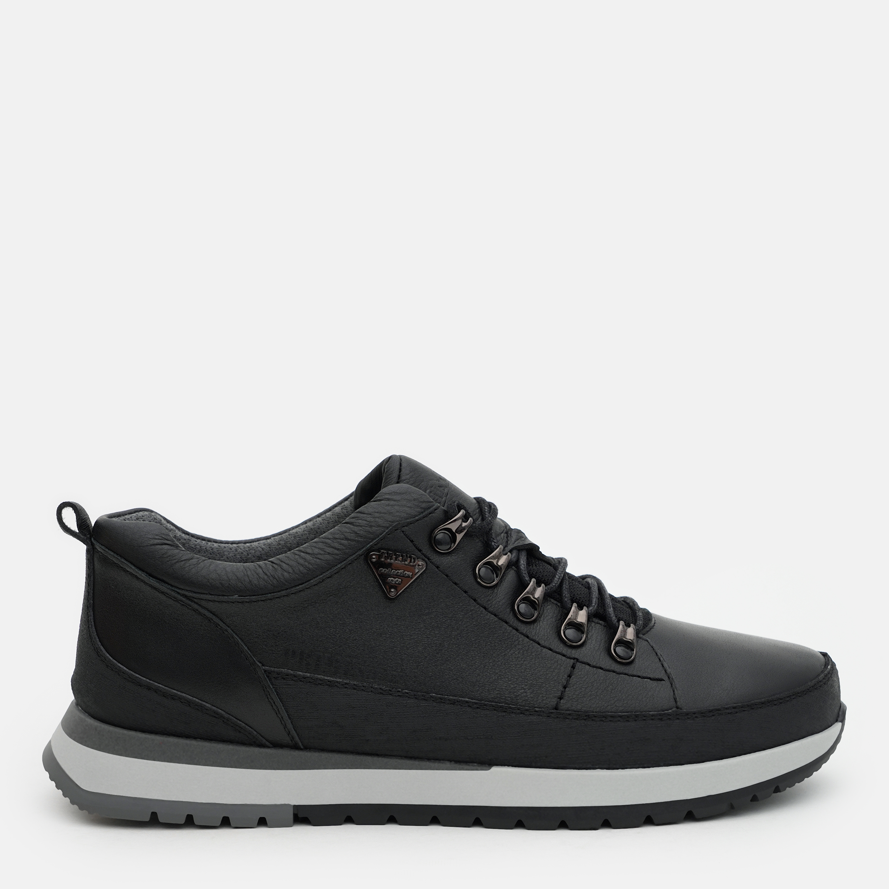 Акція на Чоловічі кросівки з Gore-Tex Prime Shoes 766 Black Leather 16-766-30130 45 29.5 см Чорні від Rozetka