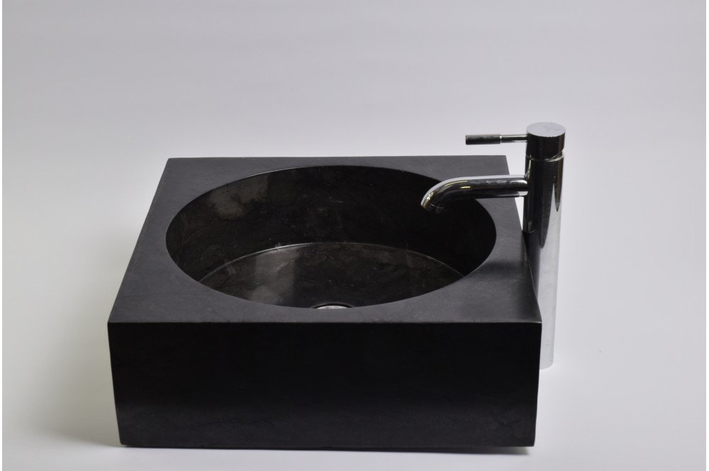 

Раковина з каменю BLACK Industar s21-022-0 44 см Квадратна