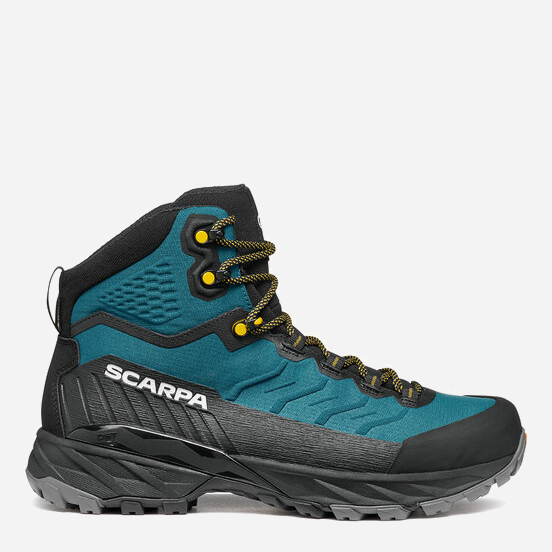 Акція на Чоловічі черевики для трекінгу високі з Gore-Tex Scarpa Rush Trk Lt Gtx 63141-200 41.5 (7 1/2UK) 26.5 см Petrol-Mustard від Rozetka