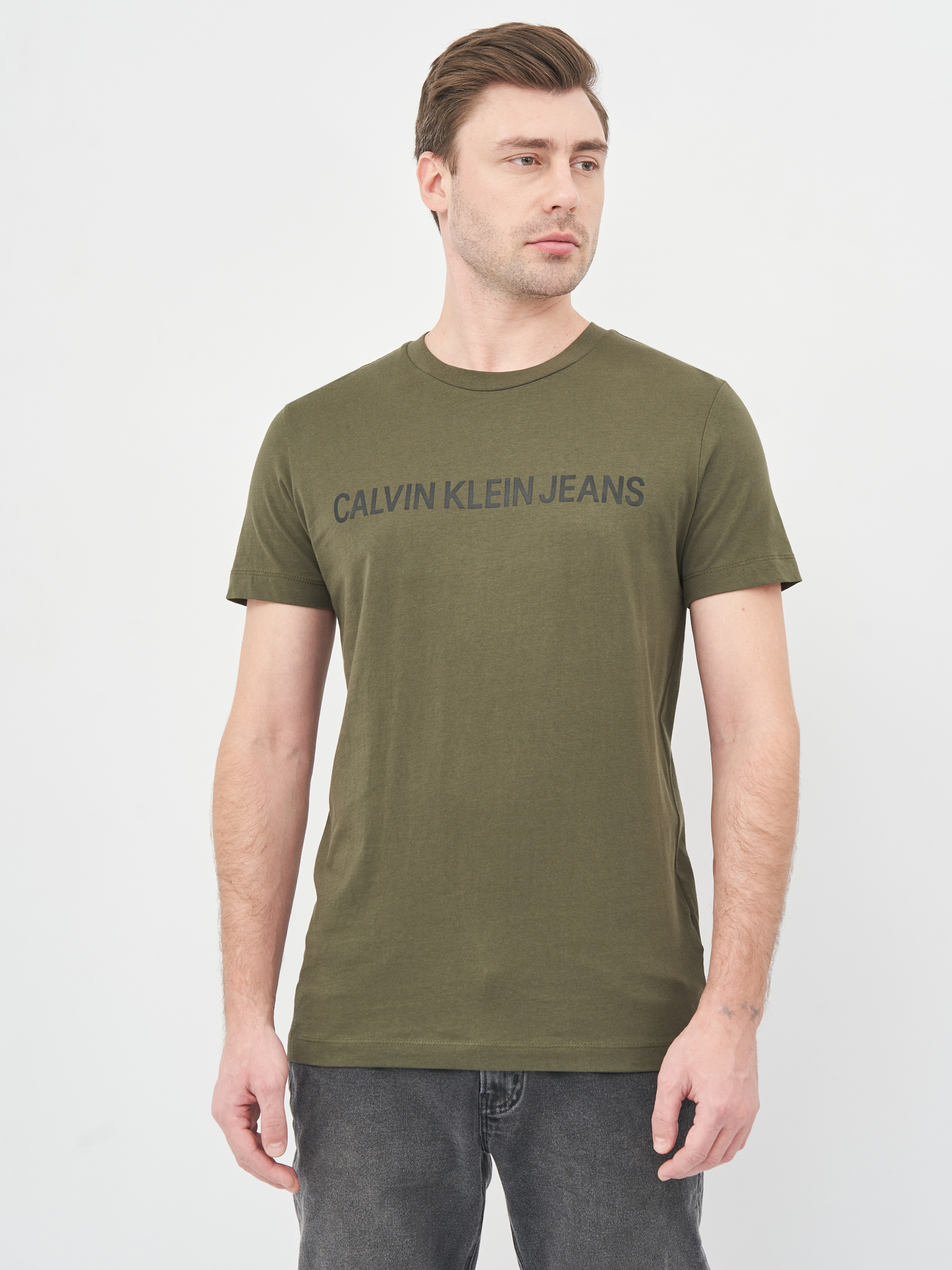 

Футболка Calvin Klein Jeans Institutional Logo Slim Ss Tee J30J307856-LDD XL Deep Depths
