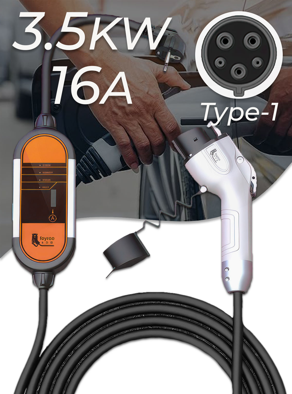 ROZETKA | Зарядка для электромобиля Type 1 3.5кВт 16А с Гарантией 1 год ...
