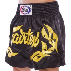 

Экипировка Fairtex Шорты для тайского бокса и кикбоксинга BS0646 XL Черный /2