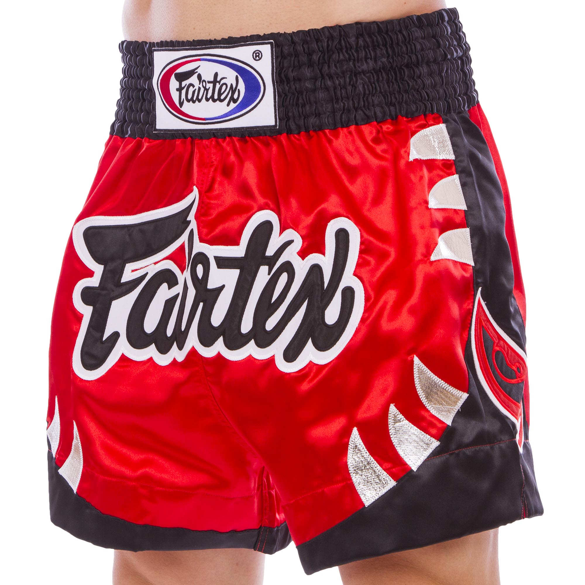 

Экипировка Fairtex Шорты для тайского бокса и кикбоксинга BS0611 S Красно-черный /2