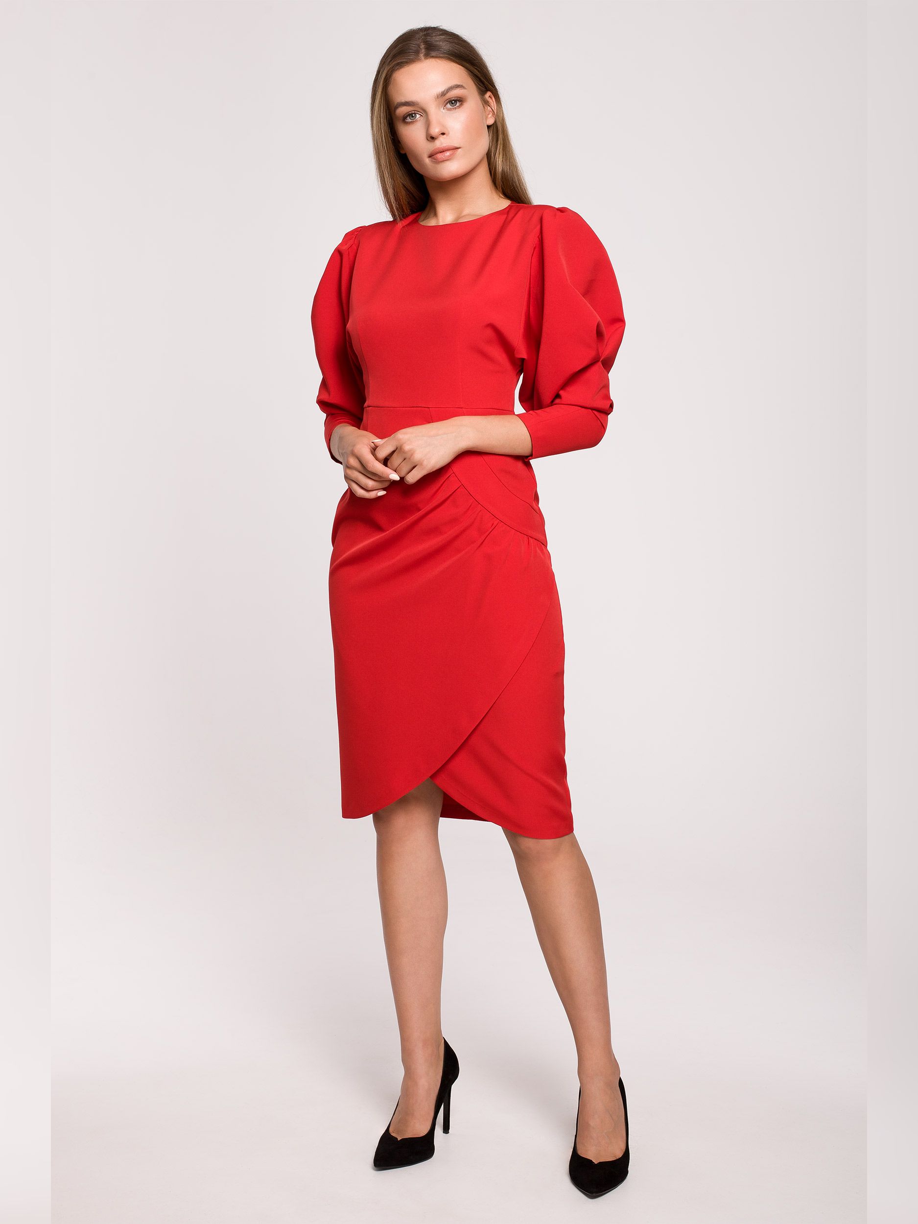 Акція на Плаття Stylove S284 1097192 XL Red від Rozetka