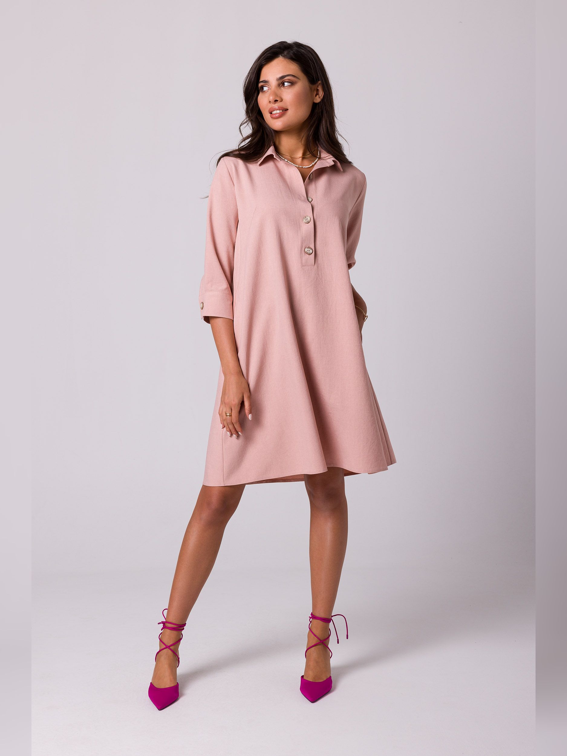 Акція на Плаття BeWear B257 1411557 2XL Pink від Rozetka