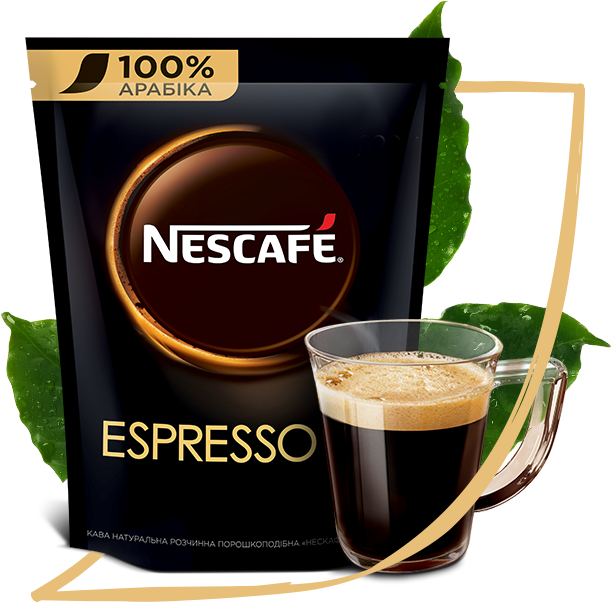 Кофе Nescafe Espresso 100% арабика растворимый в стиках 25 х 1,8 г (497)